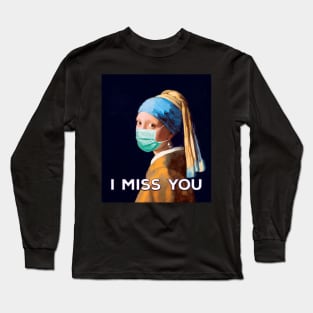 Girl With Pearl Earring Long Sleeve T-Shirt